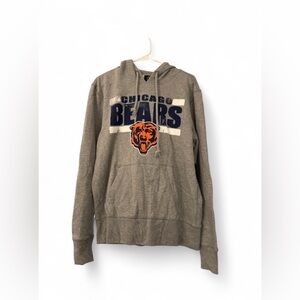NWT '47 Brand NFL Chicago Bears Slate Grey Pullover Hoodie Size Small $75 MSRP